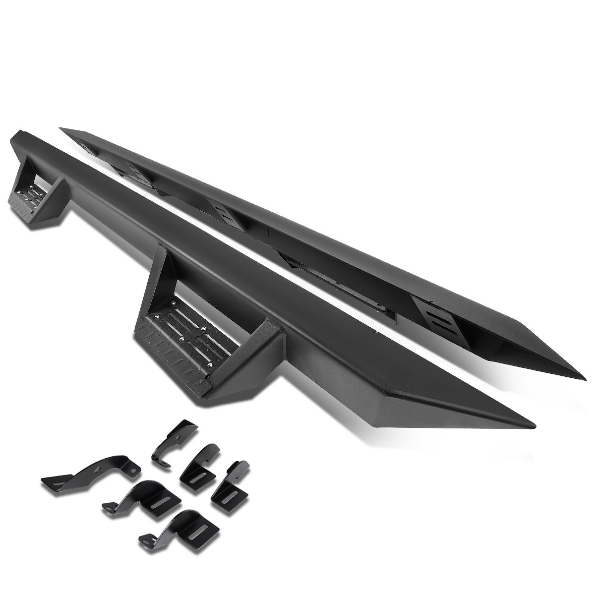 ESTRIBOS 3" - STEP DOWN - 05-20 TOYOTA TACOMA - DOUBLE CAB - BLACK