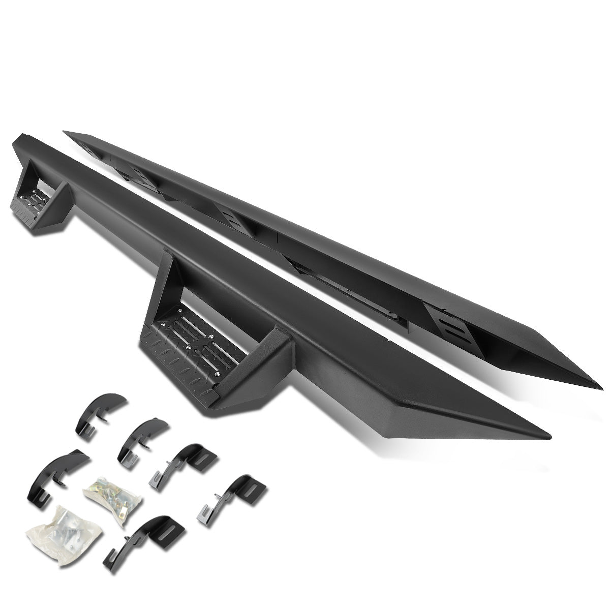 ESTRIBOS STEP DOWN - 15-24 CHEVY COLORADO - EXTENDED CAB - BLACK