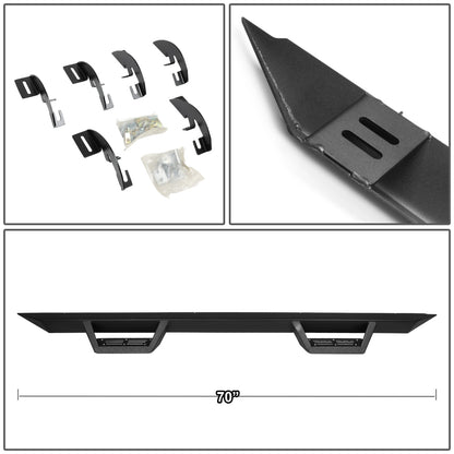 ESTRIBOS STEP DOWN - 15-24 CHEVY COLORADO - EXTENDED CAB - BLACK