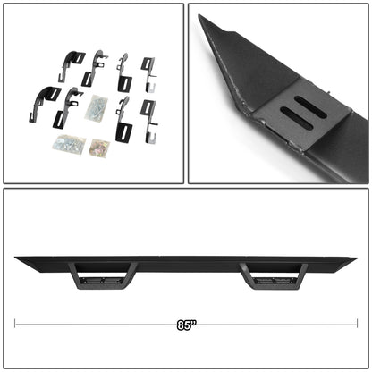 ESTRIBOS STEP DOWN - 15-24 CHEVY COLORADO - CREW CAB - BLACK