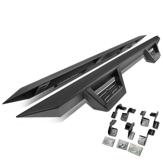 ESTRIBOS STEP DOWN - 09-17 DODGE RAM 1500 - QUAD CAB - BLACK