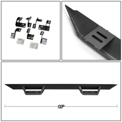 ESTRIBOS STEP DOWN - 09-17 DODGE RAM 1500 - CREW CAB - BLACK