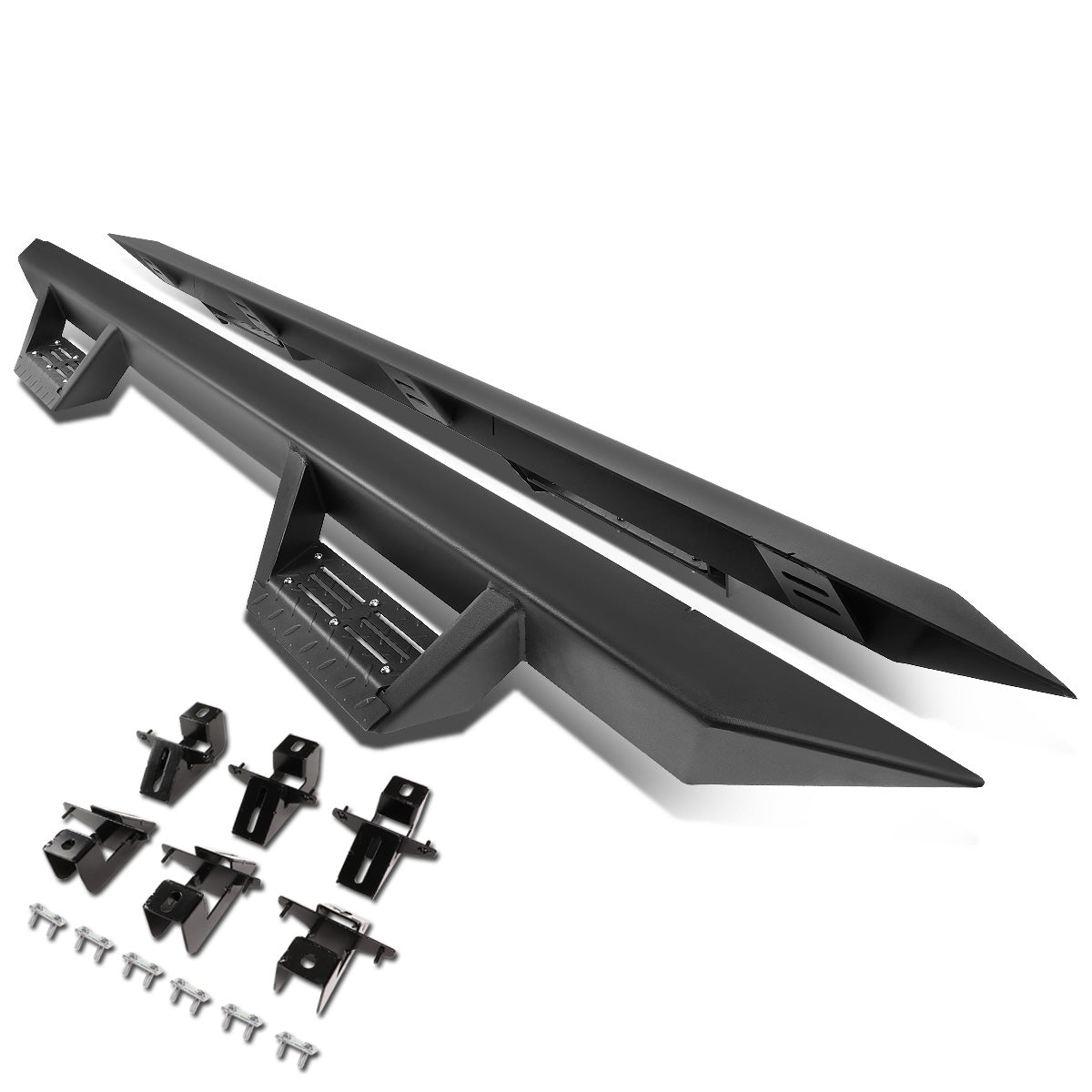 ESTRIBOS STEP DOWN - 18-19 JEEP WRANGLER JL 4-DR - BLACK