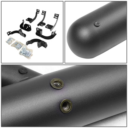 ESTRIBOS 3" - ROUND - EXTENDED - 09-18 DODGE RAM 1500 / 10-20 DODGE RAM 2500, 3500 / 2019 DODGE RAM 1500 CLASSIC - EXTENDED CAB - MATTE BLACK