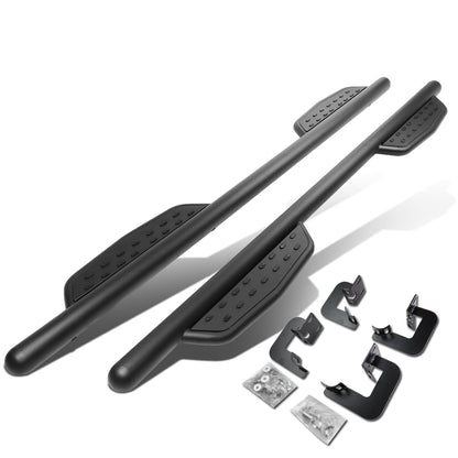 ESTRIBOS 3" - ROUND - EXTENDED - 09-14 FORD F-150 - CREW CAB - MATTE BLACK