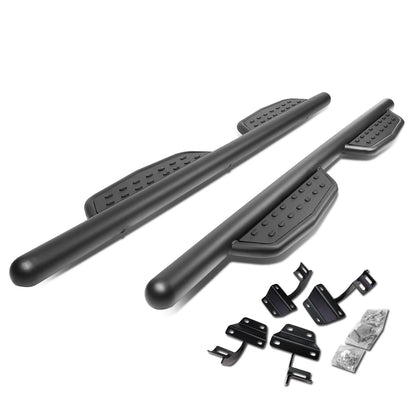 ESTRIBOS 3" - ROUND - EXTENDED - 15-17 FORD F-150 - EXTENDED CAB - MATTE BLACK