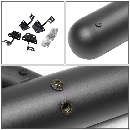 ESTRIBOS 3" - ROUND - EXTENDED - 15-17 FORD F-150 - EXTENDED CAB - MATTE BLACK