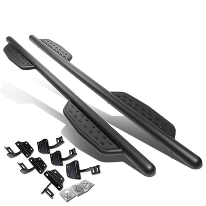 ESTRIBOS 3" - ROUND - EXTENDED - 15-17 FORD F-150 - CREW CAB - MATTE BLACK