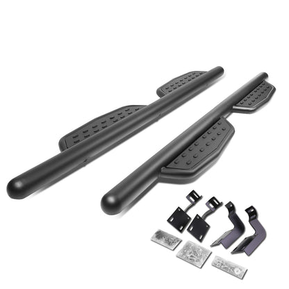 ESTRIBOS 3" - ROUND - EXTENDED - 99-16 FORD F-250, F-350 - EXTENDED CAB - MATTE BLACK