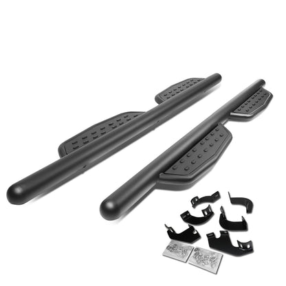 ESTRIBOS 3" ROUND - EXTENDED - 05-17 TOYOTA TACOMA - EXTENDED CAB - MATTE BLACK