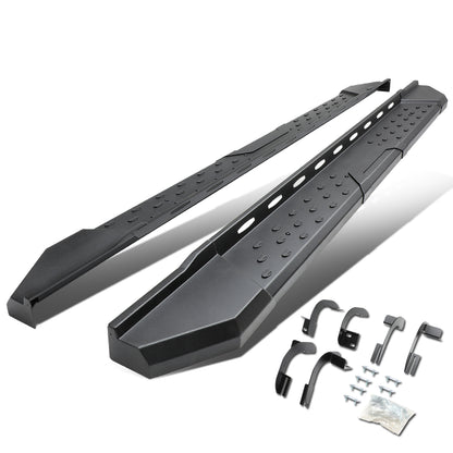 ESTRIBOS 5.5" - STRAIGHT - W/ MOUNTING BRACKETS - 09-17 DODGE RAM 1500 - EXTENDED CAB - BLACK