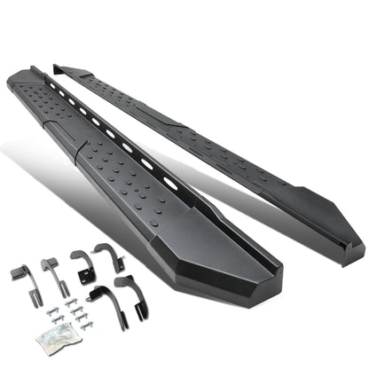 ESTRIBOS 5.5" - STRAIGHT - W/ MOUNTING BRACKETS - 09-17 DODGE RAM 1500 - EXTENDED CAB - BLACK