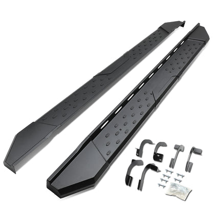 ESTRIBOS 5.5" - STRAIGHT - W/ MOUNTING BRACKETS - 09-17 DODGE RAM 1500 - EXTENDED CAB - BLACK