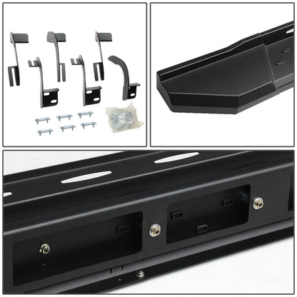 ESTRIBOS 5.5" - STRAIGHT - W/ MOUNTING BRACKETS - 09-17 DODGE RAM 1500 - CREW CAB - BLACK