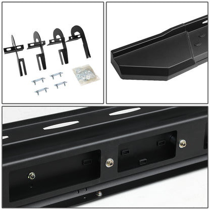 ESTRIBOS 5.5" - STRAIGHT - W/ MOUNTING BRACKETS - 09-14 FORD F-150 - EXTENDED CAB - BLACK