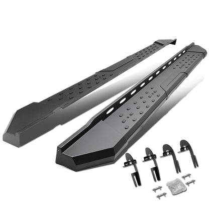 ESTRIBOS 5.5" - STRAIGHT - W/ MOUNTING BRACKETS - 09-14 FORD F-150 - CREW CAB - BLACK