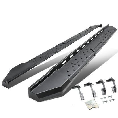 ESTRIBOS 5.5" - STRAIGHT - W/ MOUNTING BRACKETS - 15-17 FORD F-150 - EXTENDED CAB - BLACK