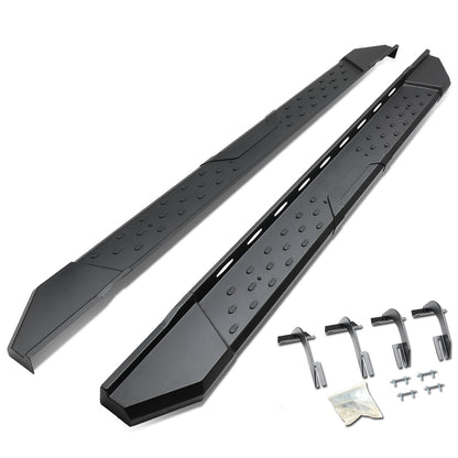 ESTRIBOS 5.5" - STRAIGHT - W/ MOUNTING BRACKETS - 15-17 FORD F-150 - EXTENDED CAB - BLACK