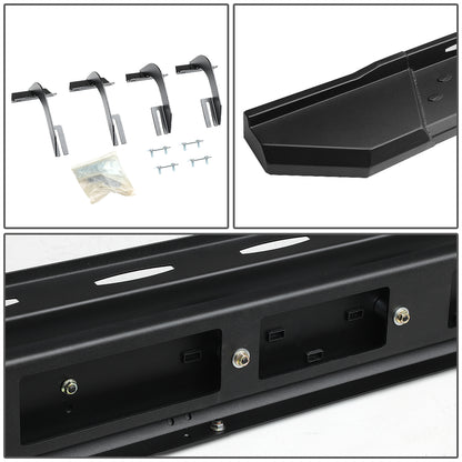 ESTRIBOS 5.5" - STRAIGHT - W/ MOUNTING BRACKETS - 15-17 FORD F-150 - EXTENDED CAB - BLACK