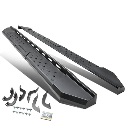 ESTRIBOS 5.5" - STRAIGHT - W/ MOUNTING BRACKETS - 07-17 TOYOTA TUNDRA - CREW CAB - BLACK