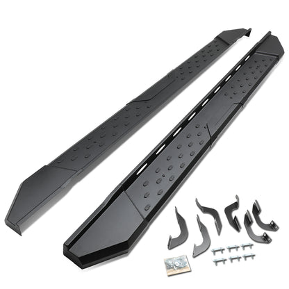 ESTRIBOS 5.5" - STRAIGHT - W/ MOUNTING BRACKETS - 07-17 TOYOTA TUNDRA - CREW CAB - BLACK