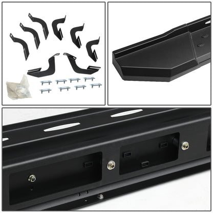 ESTRIBOS 5.5" - STRAIGHT - W/ MOUNTING BRACKETS - 07-17 TOYOTA TUNDRA - CREWMAX - BLACK