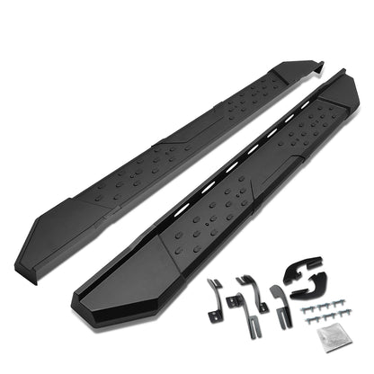 ESTRIBOS 5.5" - STRAIGHT - W/ MOUNTING BRACKETS - 05-16 TOYOTA TACOMA - ACCESS CAB - BLACK