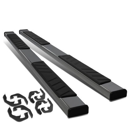 ESTRIBOS 5" OVAL - STRAIGHT - 07-18 CHEVY SILVERADO 1500, GMC SIERRA 1500 / 07-19 CHEVY SILVERADO 2500HD, 3500HD, GMC SIERRA 2500HD, 3500HD - DOES NOT FIT DIESEL MODELS EQUIPPED WITH DEF TANK - CREW CAB - STEEL