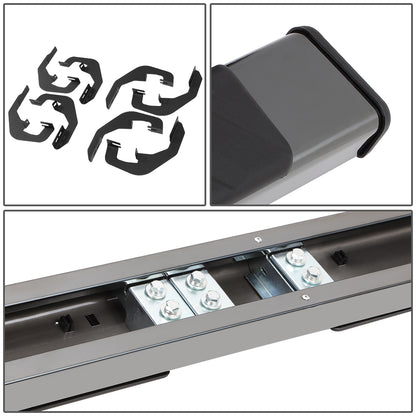 ESTRIBOS 5" OVAL - STRAIGHT - 07-18 CHEVY SILVERADO 1500, GMC SIERRA 1500 / 07-19 CHEVY SILVERADO 2500HD, 3500HD, GMC SIERRA 2500HD, 3500HD - DOES NOT FIT DIESEL MODELS EQUIPPED WITH DEF TANK - CREW CAB - STEEL