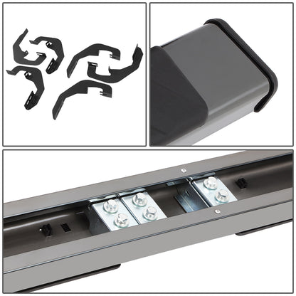 ESTRIBOS 5" OVAL - STRAIGHT - 07-18 CHEVY SILVERADO 1500, GMC SIERRA 1500 / 07-19 CHEVY SILVERADO 2500HD, 3500HD, GMC SIERRA 2500HD, 3500HD - EXTENDED CAB - STEEL