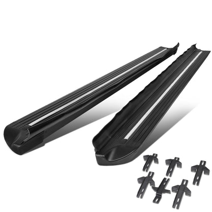 ESTRIBOS 4.5" - FLAT BOARD - 07-18 JEEP WRANGLER JK 4-DR - BLACK