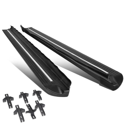 ESTRIBOS 4.5" - FLAT BOARD - 07-18 JEEP WRANGLER JK 4-DR - BLACK