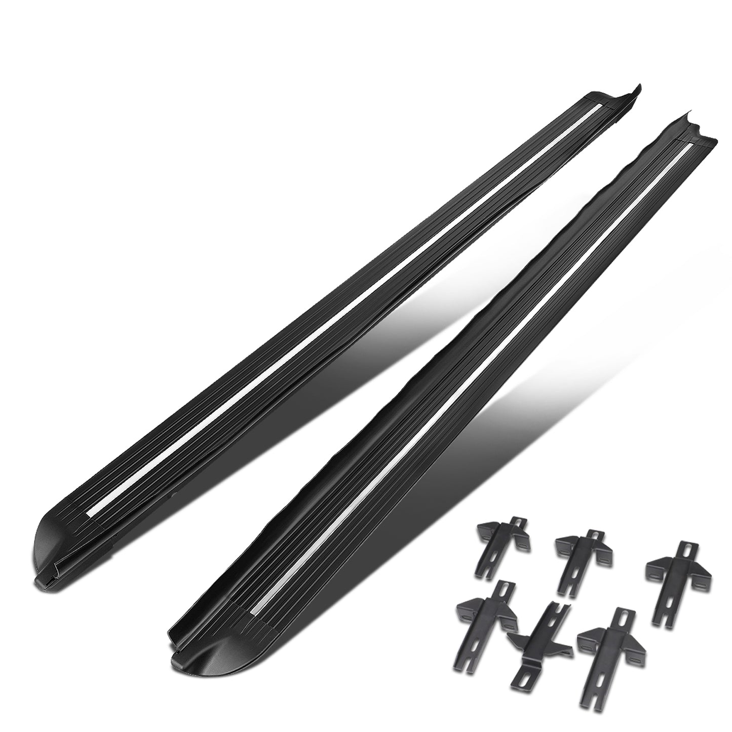 ESTRIBOS 4.5" - FLAT BOARD - 07-18 JEEP WRANGLER JK 4-DR - BLACK