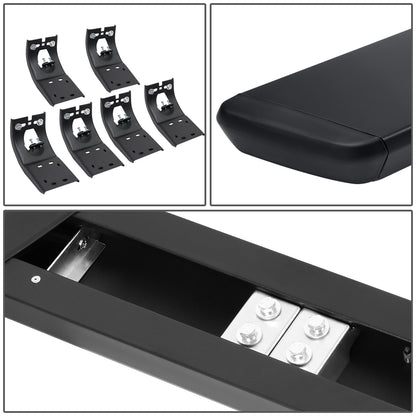 ESTRIBOS 6" - FLAT BOARD - 09-18 DODGE RAM 1500 / 11-20 DODGE RAM 2500, 3500 / 2019 DODGE RAM 1500 CLASSIC - CREW CAB - BLACK