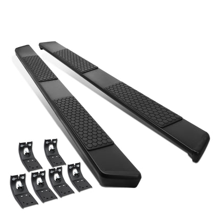 ESTRIBOS 5.5" - FLAT BOARD - 09-18 DODGE RAM 1500 / 11-20 DODGE RAM 2500, 3500 / 2019 DODGE RAM 1500 CLASSIC - CREW CAB - BLACK