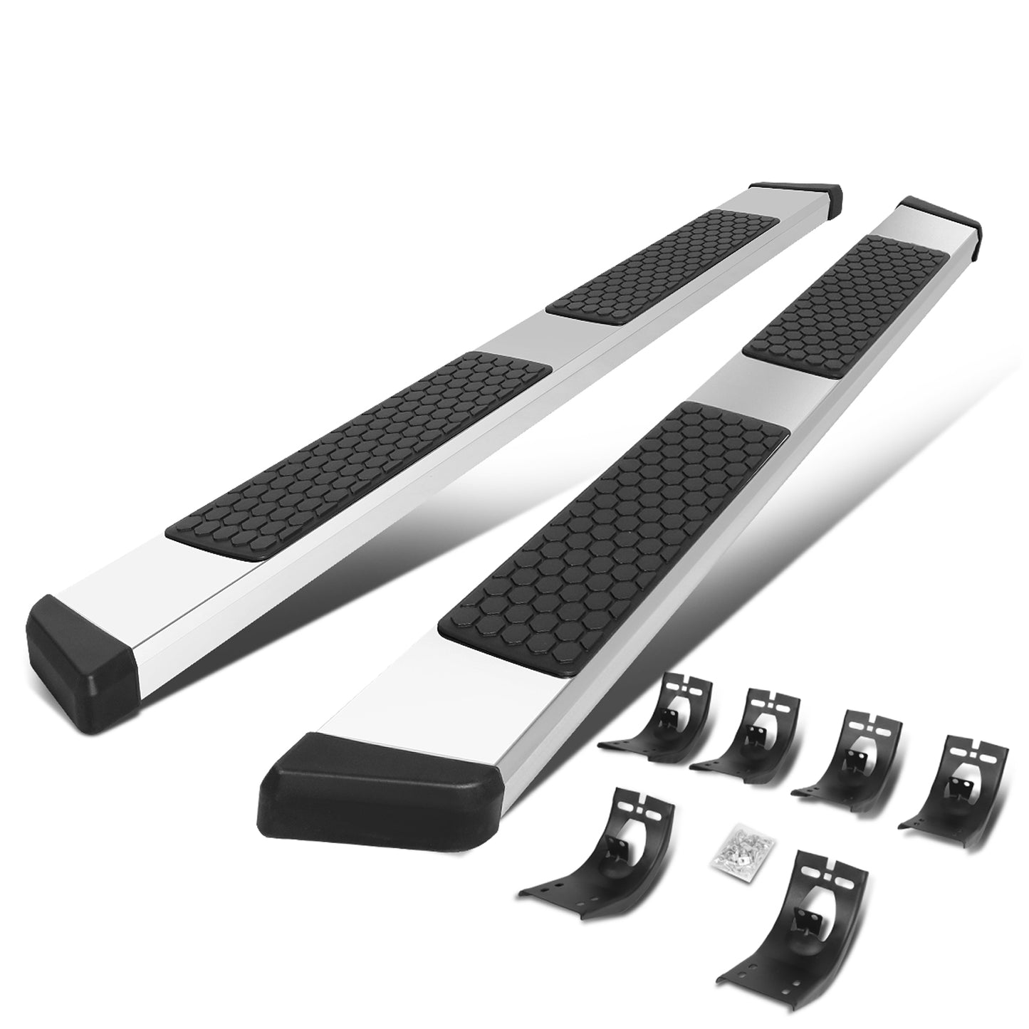 ESTRIBOS 5.5" - FLAT BOARD - 09-18 DODGE RAM 1500 / 11-20 DODGE RAM 2500, 3500 / 2019 DODGE RAM 1500 CLASSIC - CREW CAB - CHROME