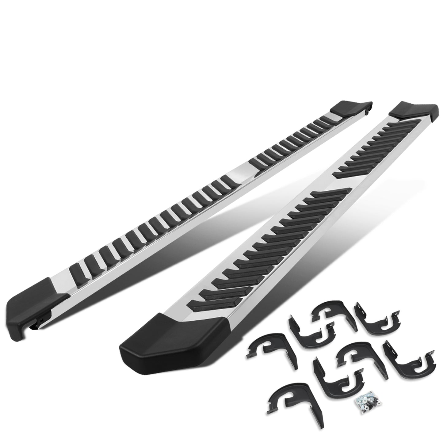 ESTRIBOS 6" - 04-14 FORD F-150 - EXTENDED CAB - SILVER