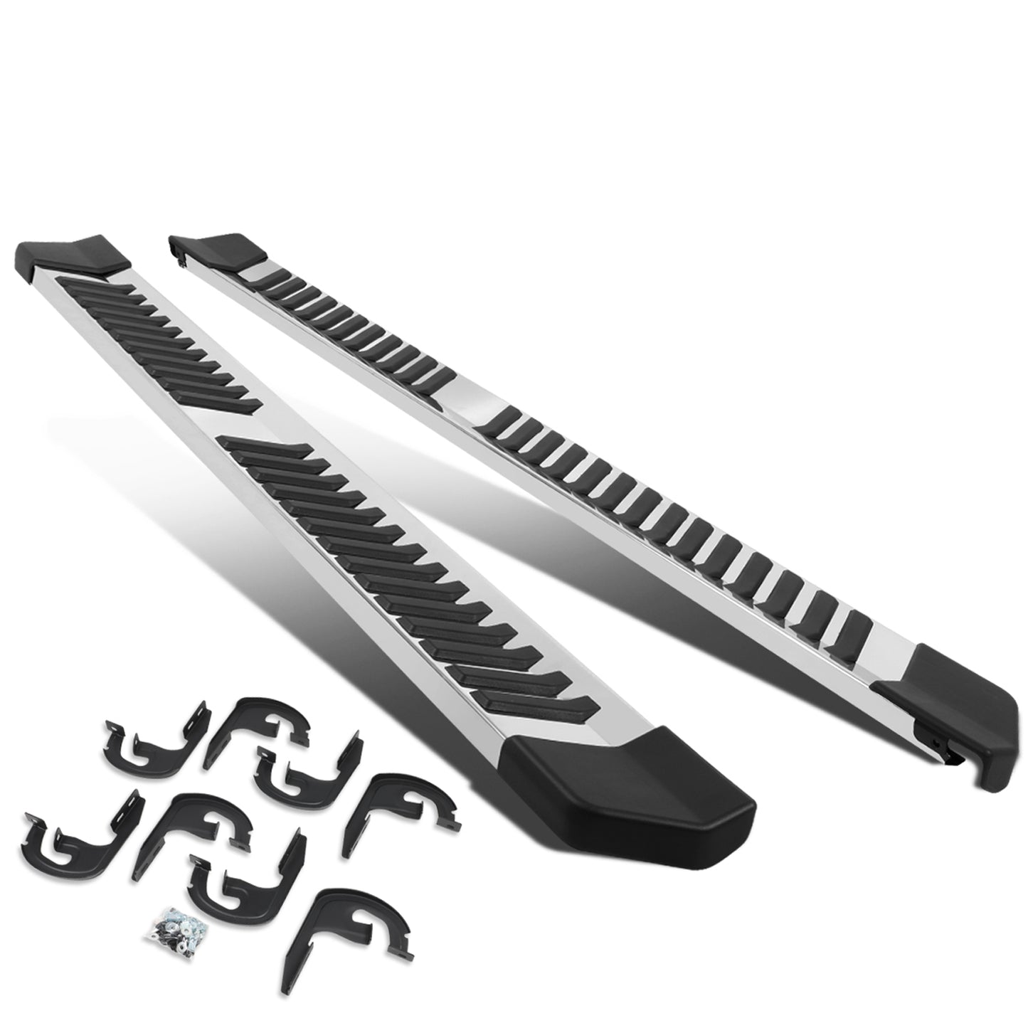 ESTRIBOS 6" - 04-14 FORD F-150 - EXTENDED CAB - SILVER