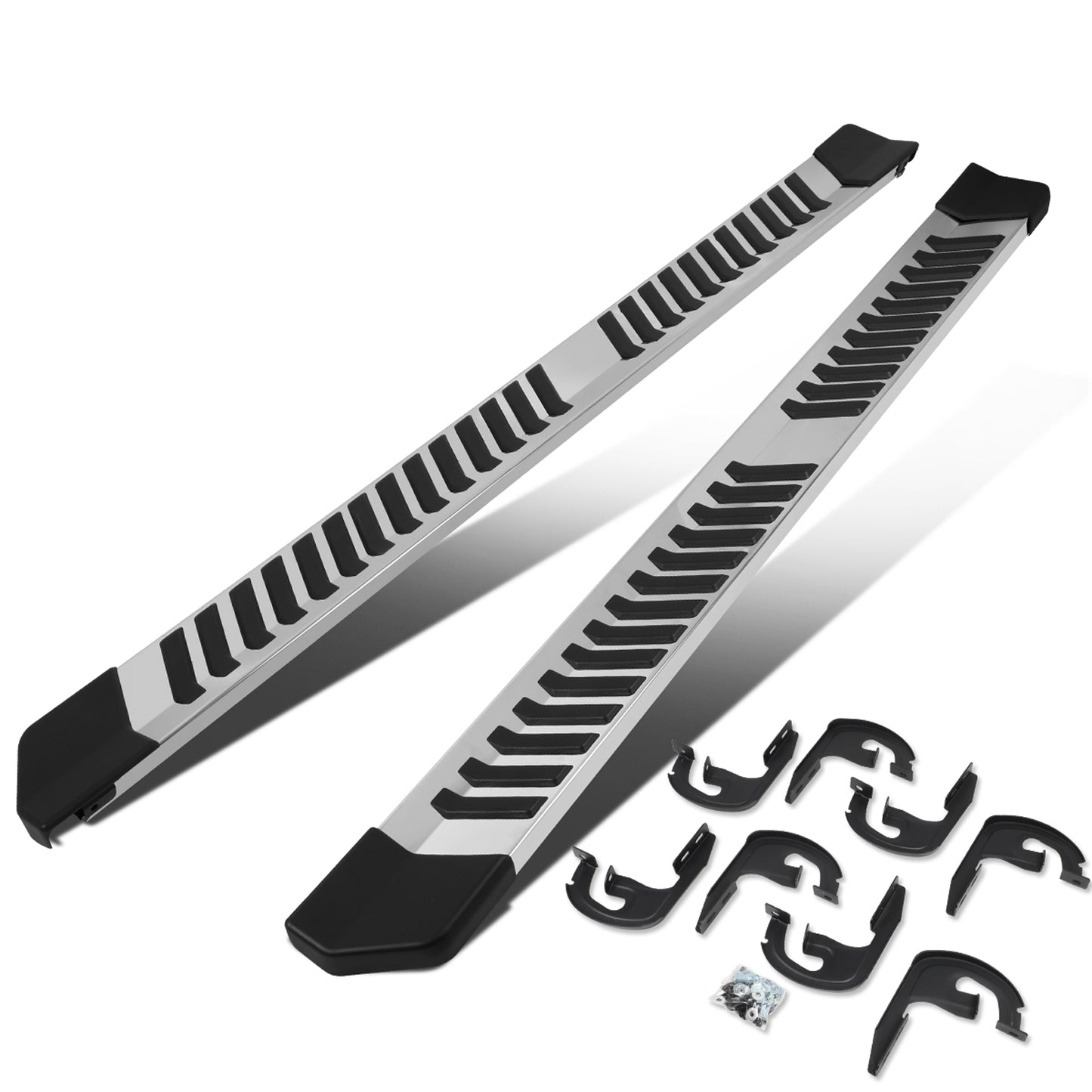 ESTRIBOS 6" - 04-14 FORD F-150 - EXTENDED CAB - SILVER