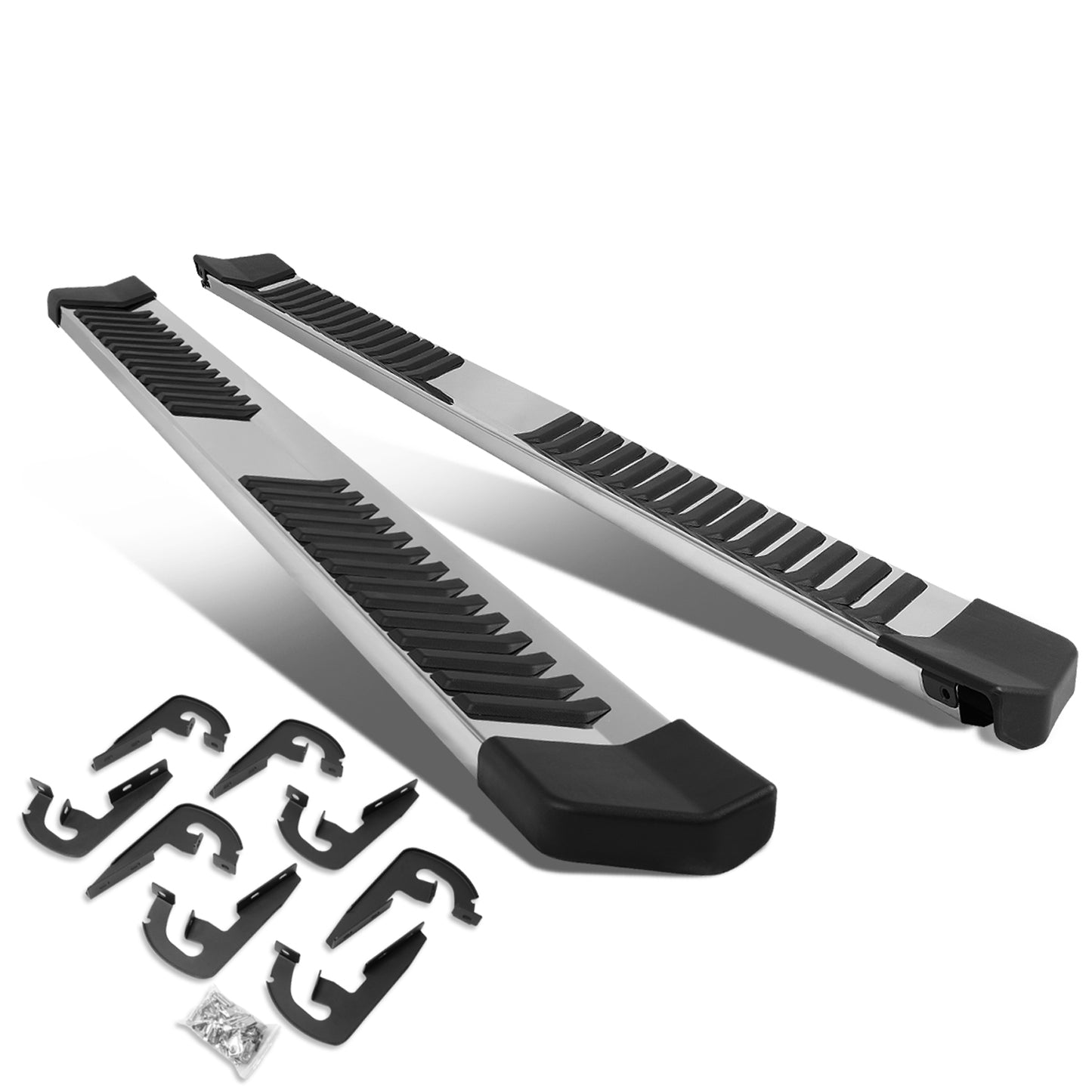 ESTRIBOS 6" - 04-14 FORD F-150 - CREW CAB - SILVER