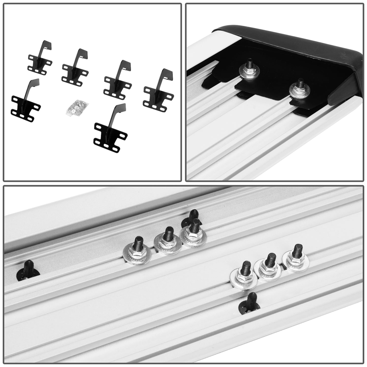 ESTRIBOS 6" - ALUMINUM - 19-20 DODGE RAM 1500 - CREW CAB - SILVER