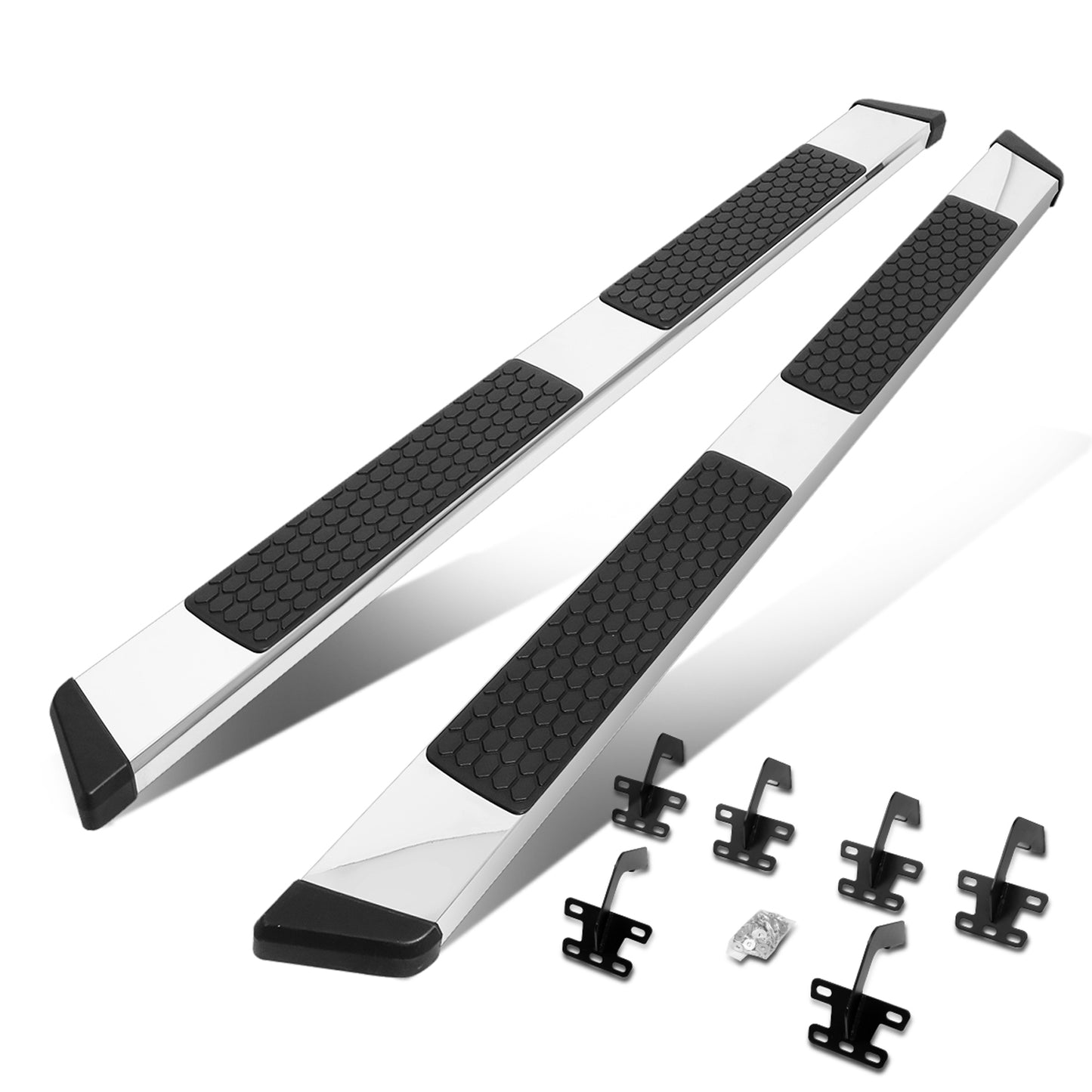 ESTRIBOS 5.5" - 19-20 DODGE RAM 1500 - CREW CAB - SILVER