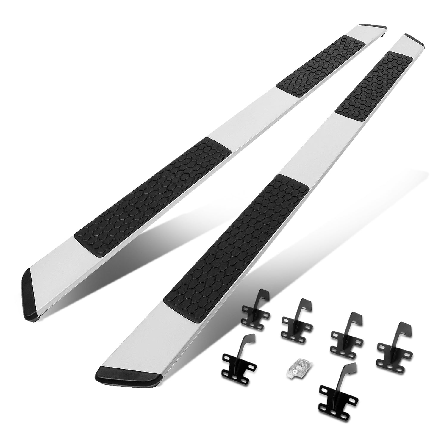 ESTRIBOS 5.5" - ALUMINUM - 19-20 DODGE RAM 1500 - EXTENDED CAB - SILVER