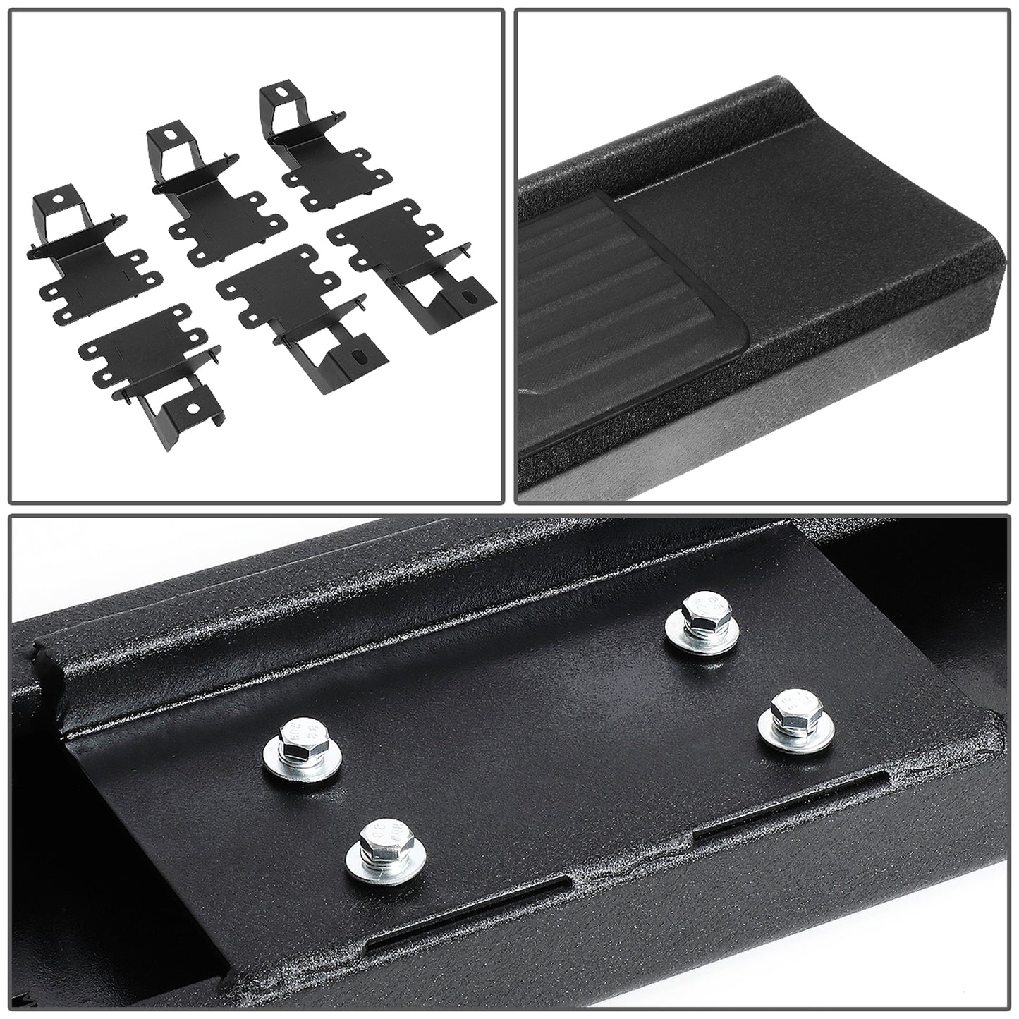 ESTRIBOS 6.25" - 18-19 JEEP WRANGLER 4-DR - BLACK