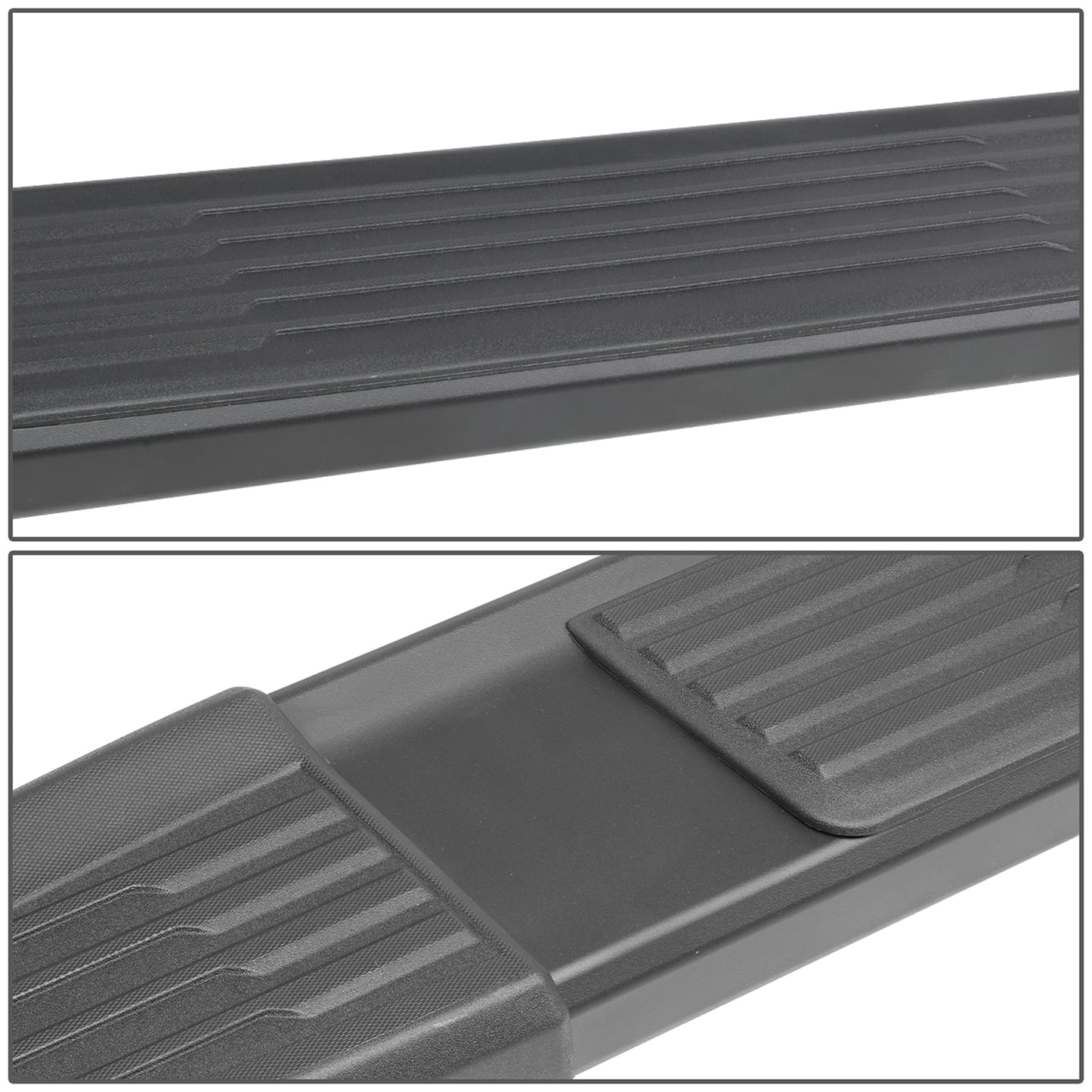 ESTRIBOS 6" - 19-20 CHEVY SILVERADO 1500, GMC SIERRA 1500 / 19-20 CHEVY SILVERADO 2500HD, 3500HD, GMC SIERRA 2500HD, SIERRA 3500HD - CREW CAB - BLACK