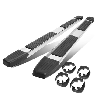 ESTRIBOS 6" - 19-20 CHEVY SILVERADO 1500, GMC SIERRA 1500 / 19-20 CHEVY SILVERADO 2500HD, 3500HD, GMC SIERRA 2500HD, SIERRA 3500HD - CREW CAB - CHROME / BLACK