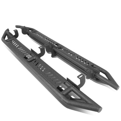 ESTRIBOS 6.75" - STEEL GIRDER STYLE - 18-20 JEEP WRANGLER JL UNLIMITED 4DR - BLACK
