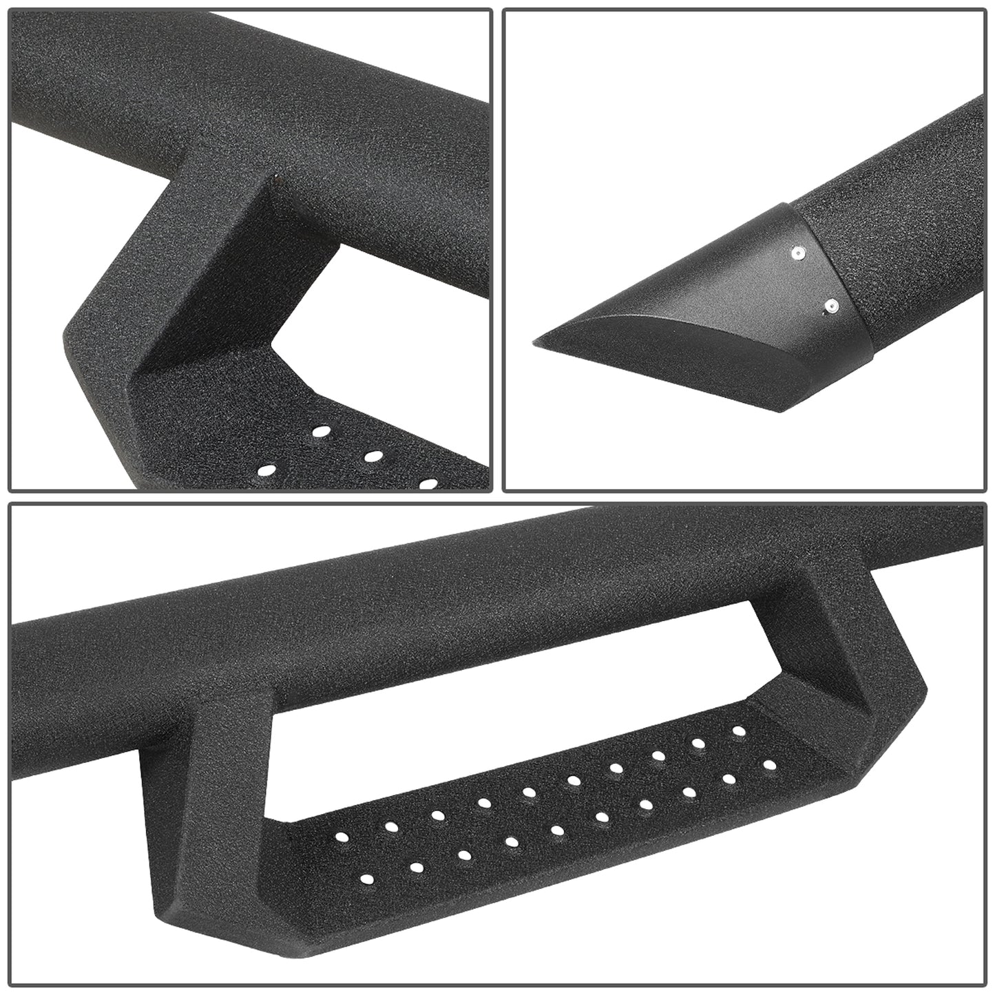 ESTRIBOS 3" - STEP DOWN - 15-20 FORD F-150 - CREW CAB - BLACK