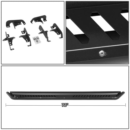 ESTRIBOS 18-20 JEEP WRANGLER JL UNLIMITED 4-DR - BLACK