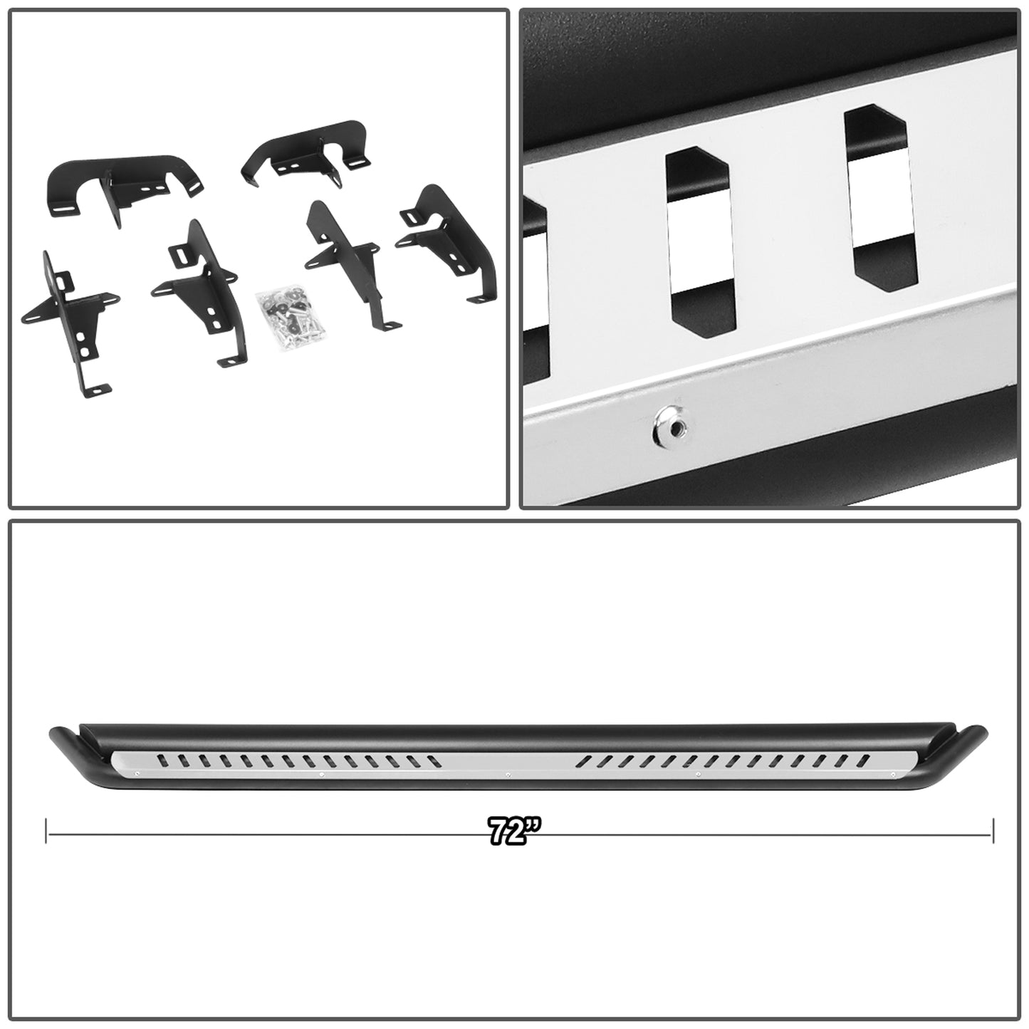 ESTRIBOS 18-20 JEEP WRANGLER JL UNLIMITED 4-DR - SILVER